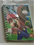 SuperMario Inspired Printed Spiral Notebook