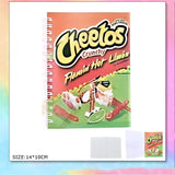 Snack Inspired Printed Spiral Notebook