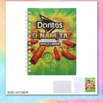 Snack Inspired Printed Spiral Notebook